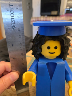 3d printed Lego like Grad - 7inches tall