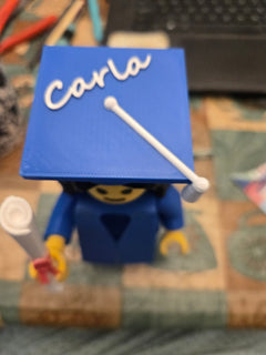 3d printed Lego like Grad - 7inches tall