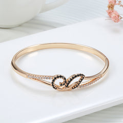 Copper Plated Gold Two-Color Zircon Ladies' Bracelet