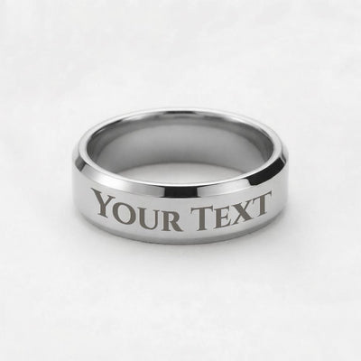 Custom Engraved Men's Ring