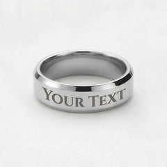 Custom Engraved Men's Ring