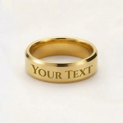 Custom Engraved Men's Ring