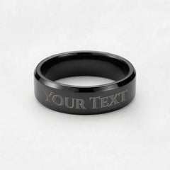 Custom Engraved Men's Ring