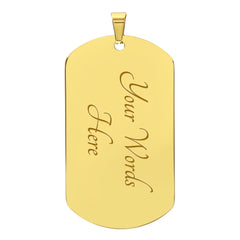 Military Dog Tag Necklace
