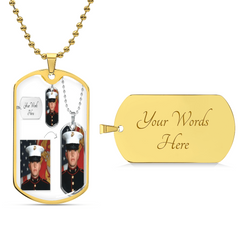 Military Dog Tag Necklace