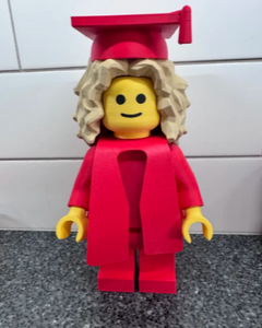 3d printed Lego like Grad - 7inches tall